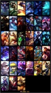 CONTA PLATINA 4, 89 CHAMPS, 33 SKINS COM SENTINELA HEXTEC - League of Legends LOL
