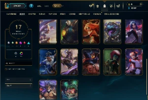 Esmerlada 1 com 60 Champs e 17 Skins +5 Vitoriosas - League of Legends LOL