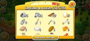 Conta Hay Day - 2500 Itens De Expandir Celeiro E Diamantes - Outros