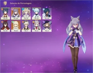Keqing 5 estrelas - Genshin Impact