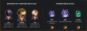 Conta de League Of Legends - Level 412 (Mono Teemo) LOL