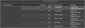 RP Lv 79 + RP LV 63 + Makers - Tibia