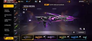 Conta de FF gemada com várias incubadoras e skins - Free Fire