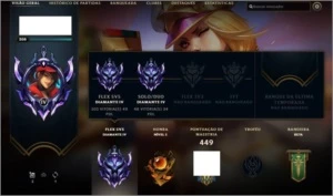 LOL acc DIAMANTE, SKINS DE PRESTÍGIO E RP - League of Legends