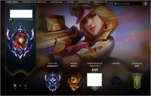 LOL acc DIAMANTE, SKINS DE PRESTÍGIO E RP - League of Legends