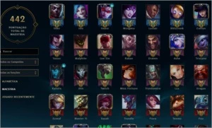 CONTA LVL 93 ELO G2 BORDA PLATINA 2 - League of Legends LOL