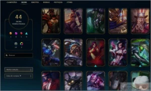 CONTA LVL 93 ELO G2 BORDA PLATINA 2 - League of Legends LOL