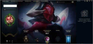 Conta ouro 1 , 83 skins e quase todos os champions - League of Legends LOL