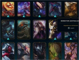 Conta ouro 1 , 83 skins e quase todos os champions - League of Legends LOL