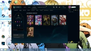 CONTA PLATINA 2 25 CHAMPS 6 SKINS - League of Legends LOL
