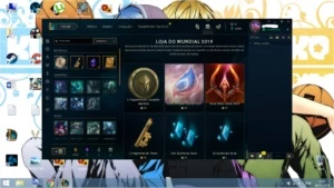 CONTA PLATINA 2 25 CHAMPS 6 SKINS - League of Legends LOL