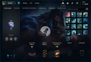 Conta FERRO 4 - LOL (league of legends) ELOMOON