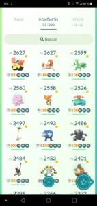 Conta pessoal Pokémon GO