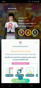 Conta pessoal Pokémon GO