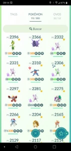 Conta pessoal Pokémon GO