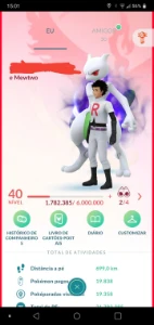 Conta pessoal Pokémon GO