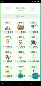 Conta pessoal Pokémon GO