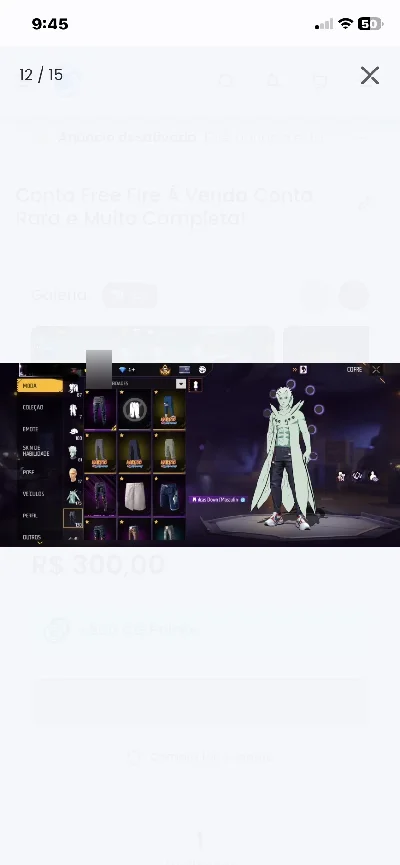 Conta Free Fire À Venda Conta Rara e Muito Completa!