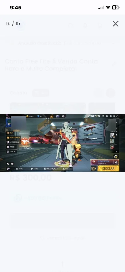 Conta Free Fire À Venda Conta Rara e Muito Completa!