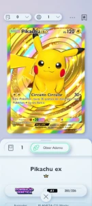 Pikachu ex dourado + 11 pokemon ex, pokemon tcg pocket - Others