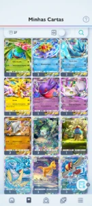 Pikachu ex dourado + 11 pokemon ex, pokemon tcg pocket - Others