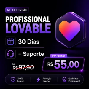 EXTENSÃO LOVABLE 30 DIAS - acesso sem gasta créditos - Assinaturas e Premium