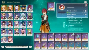 AR32 Heizou C6, Kazuha e Wanderer - Genshin Impact