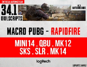 Macro Rapidfire Dmr Pubg Steam - (Vitalicio) Mouses Logitech