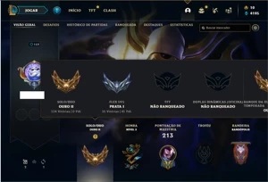 Conta ouro 2 com 81 Champs e 59 Skins - League of Legends LOL