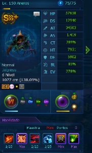 Conta Mid/End game Zeed+Dk+susa shin+Triple S - Digimon Masters Online DMO