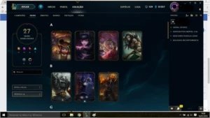 CONTA LOL LVL30 UNRANKED 71CAMPÕES 26SKINS - League of Legends