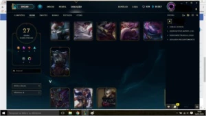 CONTA LOL LVL30 UNRANKED 71CAMPÕES 26SKINS - League of Legends