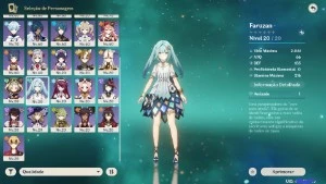 Conta Genshin AR 53, 6 Personagens 5 estrelas, yoimyia c2 - Genshin Impact