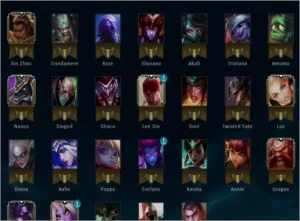 Conta bronze 1 com 40 champs - League of Legends LOL