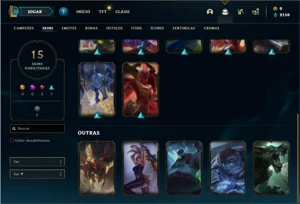 Conta prata 3 com 40 Champs e 15 Skins - League of Legends LOL