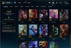 Conta prata 3 com 40 Champs e 15 Skins - League of Legends LOL