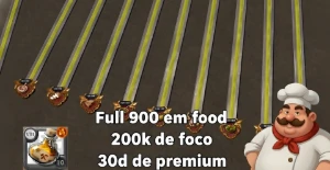 900 em food +200k foco - Albion Online