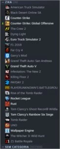 Steam 180 jogos - LVL 83 - 7 anos