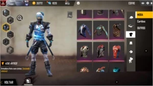 conta de free fire gemada