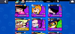 Conta Brawl Stars Raríssima Com Várias Skins🔥