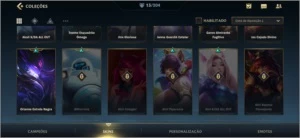 Conta Wild rift com 13 skins e 40 campeÃµes - League of Legends: Wild Rift LOL WR