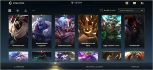 Conta Wild rift com 13 skins e 40 campeÃµes - League of Legends: Wild Rift LOL WR