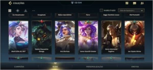 Conta Wild rift com 13 skins e 40 campeÃµes - League of Legends: Wild Rift LOL WR