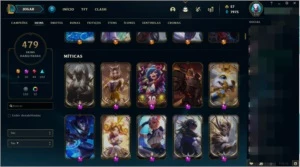 CONTA LOL COM 479 SKINS - League of Legends