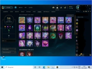várias skins e cromas do Zed - League of Legends LOL