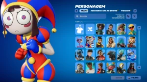 Conta Fortnite | 69 Skins | Pomni | Entrega automática!