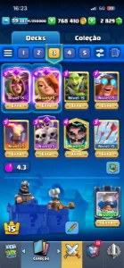 conta clash royale 9 anos!14k trofeus