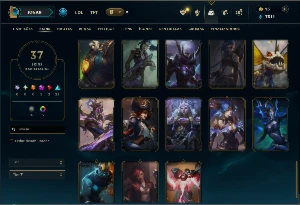 Bronze 2 com 95 Champs e 37 Skins ( MONO ADC ) - League of Legends LOL