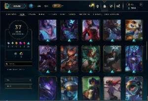 Bronze 2 com 95 Champs e 37 Skins ( MONO ADC ) - League of Legends LOL