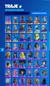 Conta Fortnite com mais de 200 skins tryhard